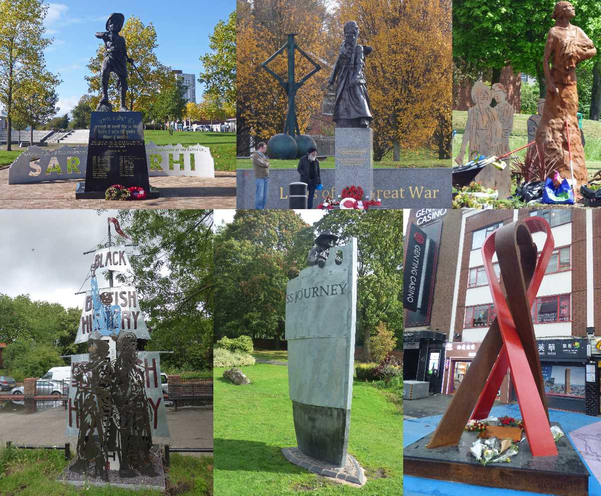 Luke Perry's public art sculptures across the West Midlands