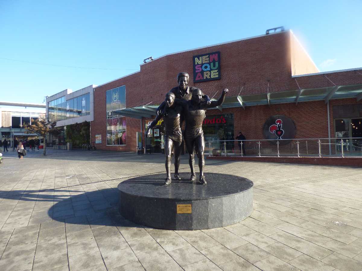 The Celebration statue in West Bromwich